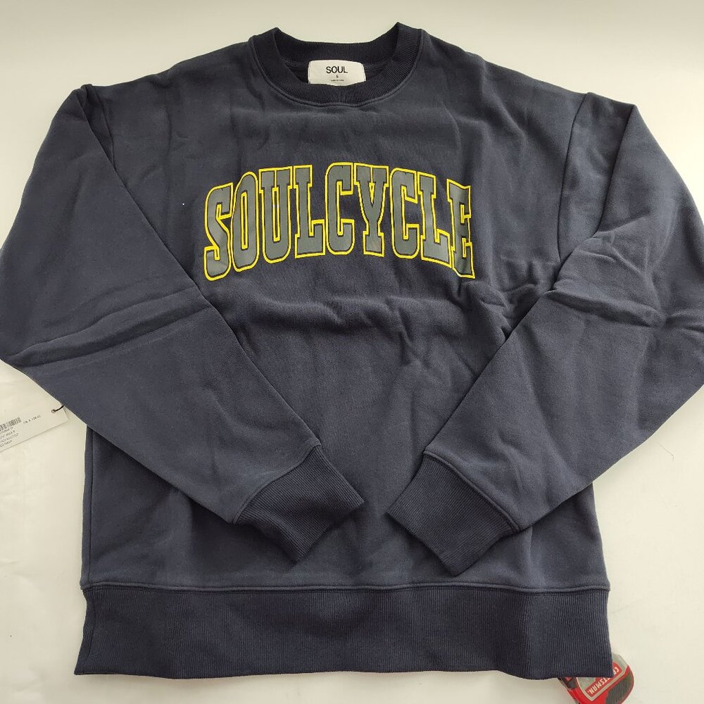 SoulCycle Unisex Sam Classic Crew Sweatshirt Size S                 P#255@CMK